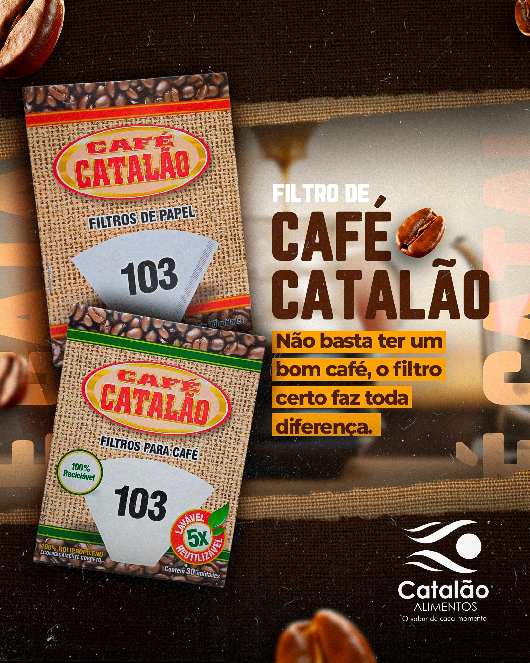 Novidade: Filtro de Café Catalão 103